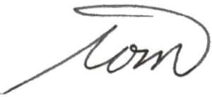 Tom Eberle's Signature