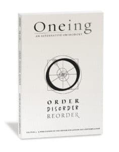 Oneing: Order, Disorder, Reorder cover image