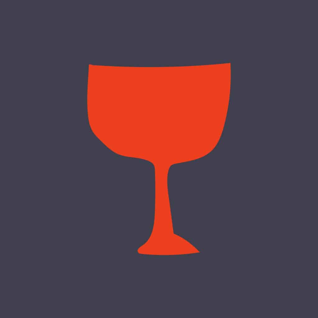 Illustration of a red chalice