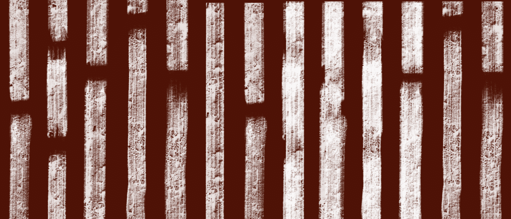 Abstract brown and white vertical lines texture, resembling paint strokes on a rough surface, creating a rustic and artistic pattern.
